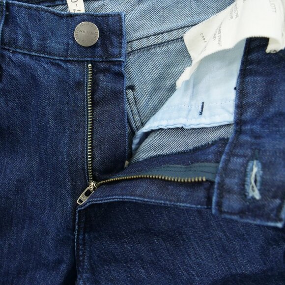 Current Elliott Jeans Womens 27 Blue Stove Pipe Straight Leg High Rise Zip New - Picture 5 of 16